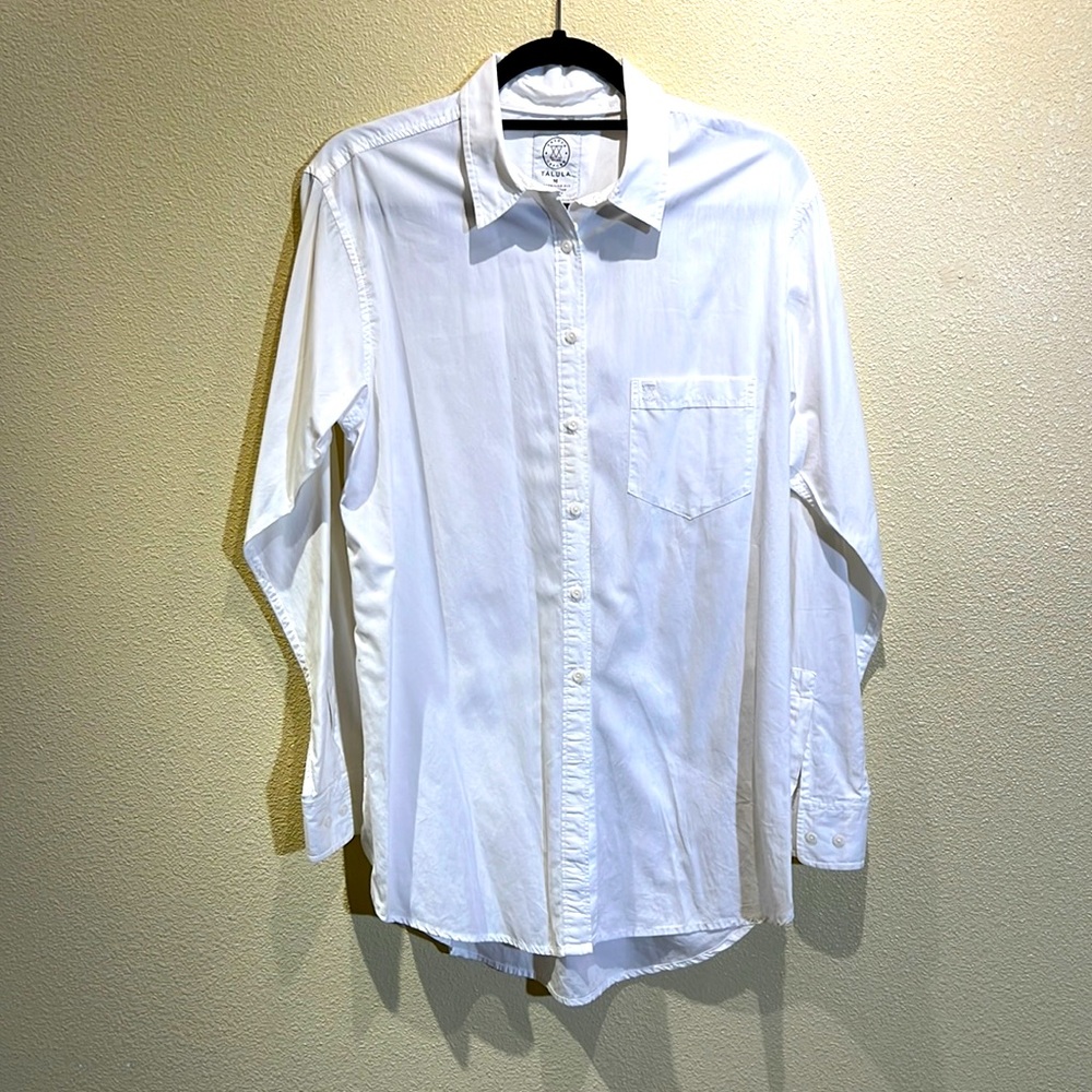 Talula shirt. Size medium in white.